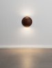 Kinkiet zewnętrzny LED kolor rdzawy okrągły wypukły minimalistyczny nowoczesny IP65 DONVELA LE75307 Luces Exclusivas